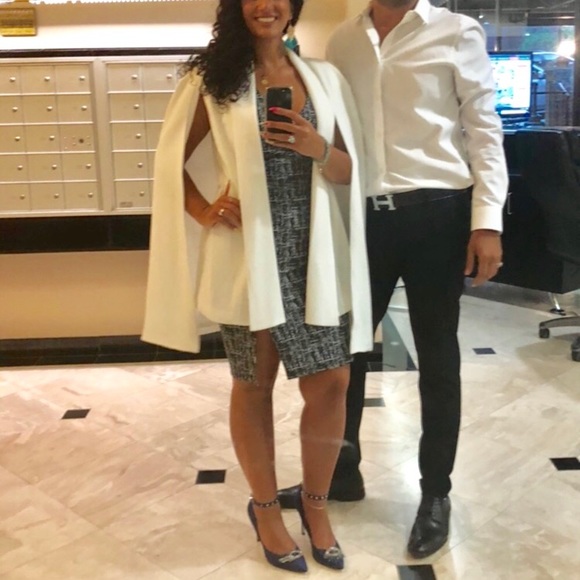 Forever 21 Jackets & Blazers - White Cape Blazer